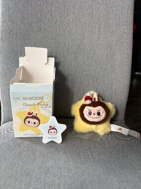 THE MONSTERS Classic Series-Sparkly Plush Pendant - Labubu - Pop Mart